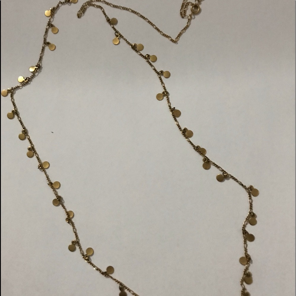 Gold fashion necklace